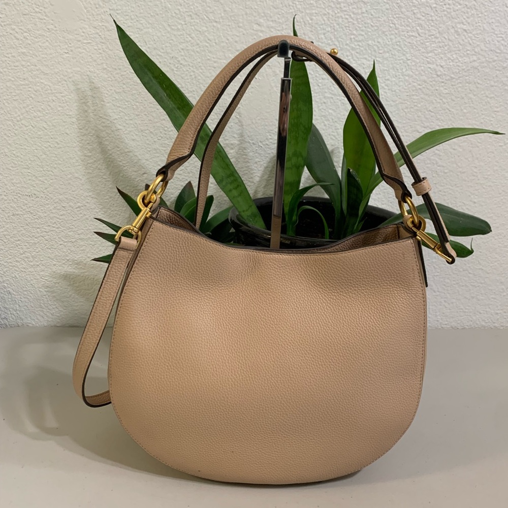 ππ Tory Burch Hobo Crossbody Or Shoulder Pink leather Bag - Picture 2 of 10